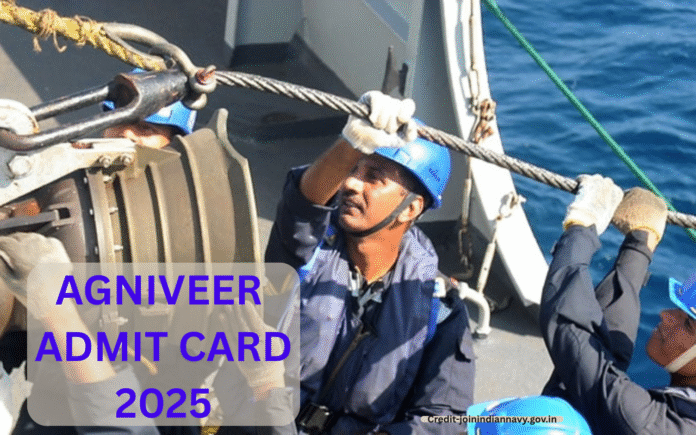 agniveer admit card 2025